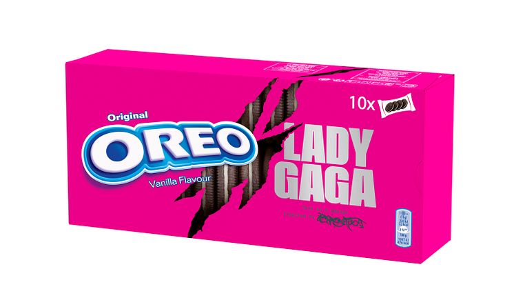 Oreo y Lady Gaga se unen para lanzar una edición limitada de las emblemáticas galletas