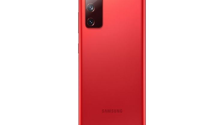 Galaxy S20 FE_Product Image_Cloud Red_Back