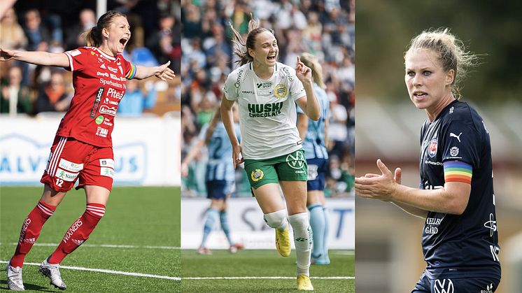 De kan bli månadens spelare i OBOS Damallsvenskan