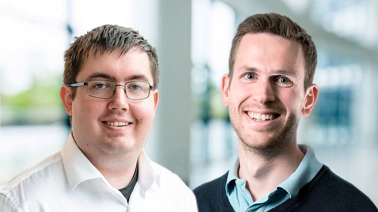 Jon Erik Selland (24) deltager på Experis Academy har spesialiseringsperioden hos Vitec Plania. Vi har ikke et eget apparat for rekruttering og Experis Academy passer veldig godt for oss, sier Olav Undheim, utviklingsleder, Vitec Plania.