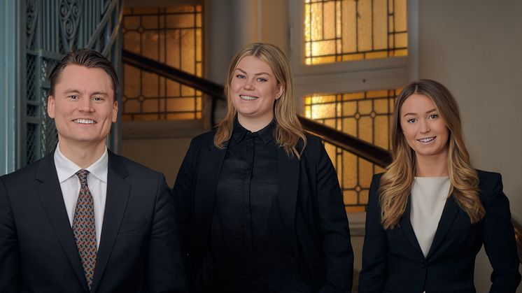 Douglas Davidsson, Fanny Strand och Rebecca Bloss är nya franchisetagare på Bjurfors. 
