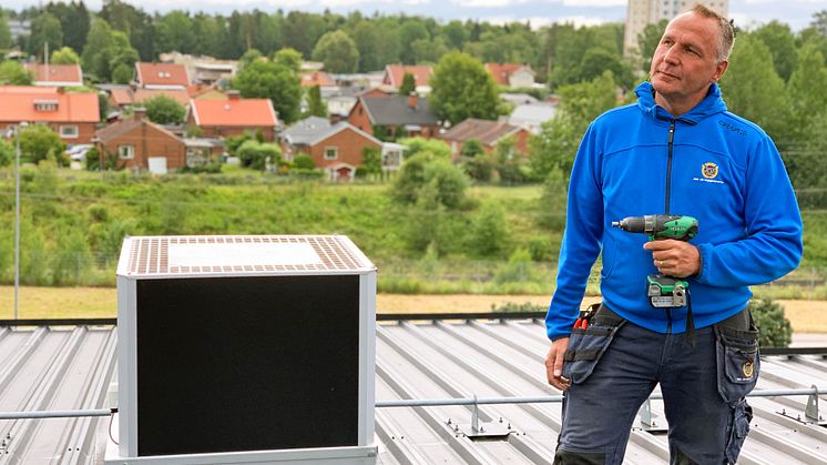 Jan Holmström, Ventilationsingenjör hos HSB i Västerås.