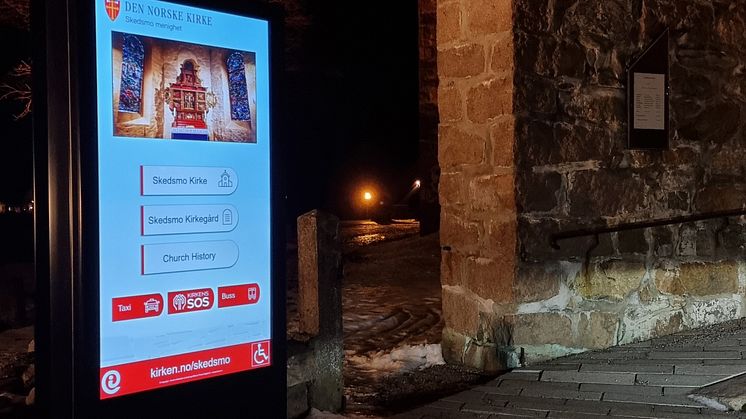 På Procon Digital KirkeVert får man digital veivisning til graven og digital informasjon fra menigheten