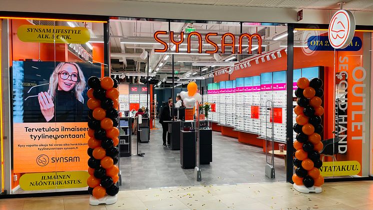 Synsam Ratina on uudistunut Tampereella, tervetuloa tutustumaan laajaan silmälasivalikoimaan!