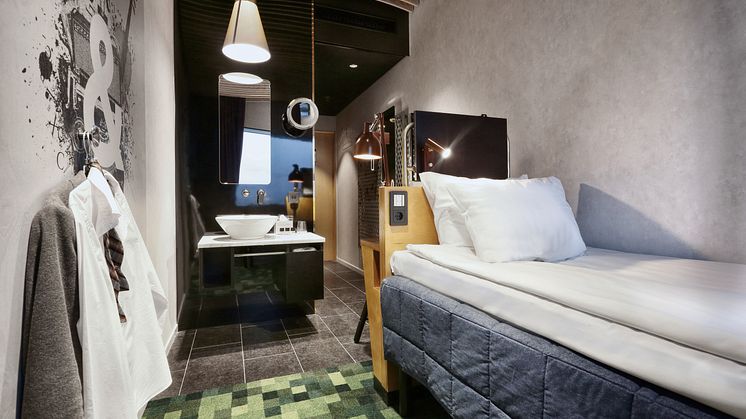 Rum storlek s på U&Me - stor hotellupplevelse på liten yta