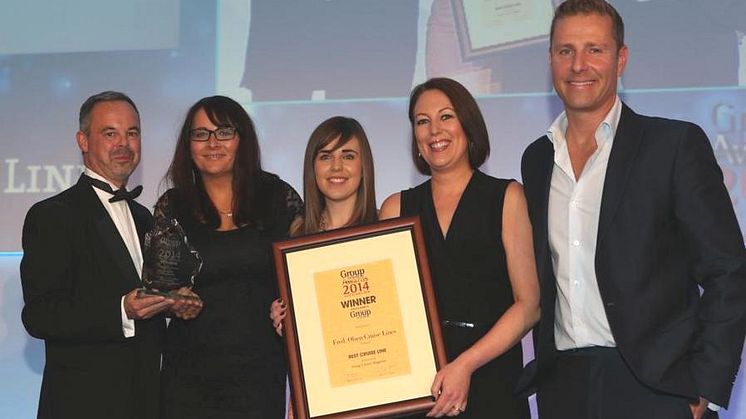 Fred. Olsen Cruise Lines voted ‘Best Cruise Line for Groups’ for fifth consecutive year at the ‘Group Leisure Awards 2014’