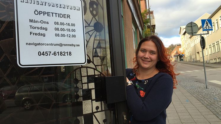 Theres Bohnsack, projektledare för Navigatorcentrum i Ronneby har en arbetsmetod som lockar projektledare från andra delar av landet.