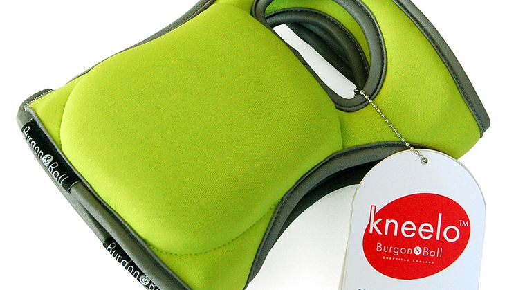 Kneelo Knäskydd i neopren - grön frilagd