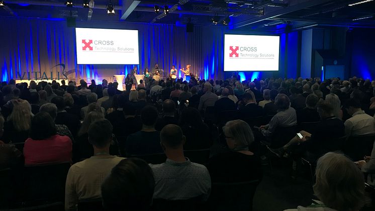 Cross Technology Solutions mottar eHealth Award 2019 på Vitalis