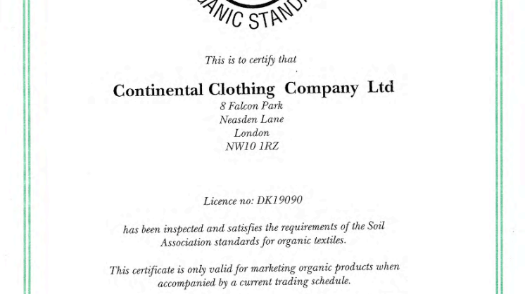 Organic Standard Soil Association