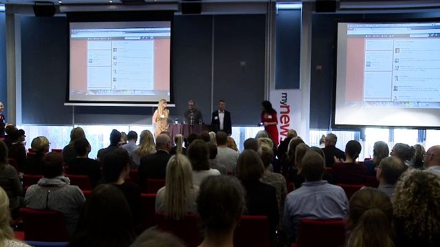 Journalistdebat: DR, Radio24Syv og Version2.dk. Mynewsday november 2013.