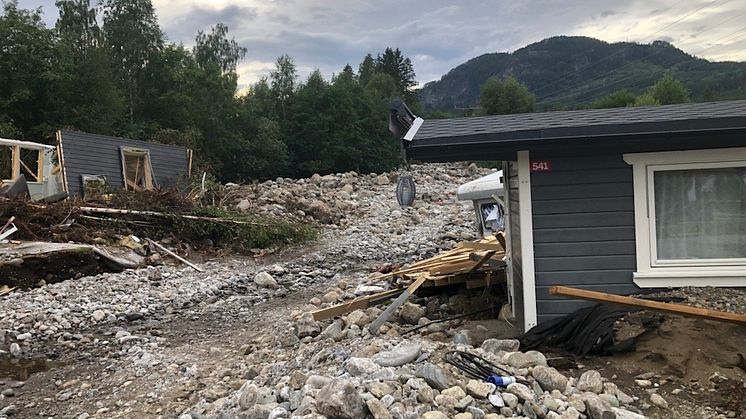 Skader etter flom
