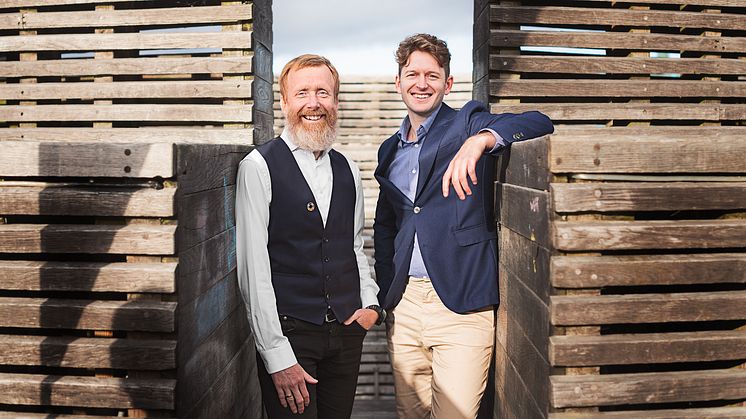 Per Olsson och Alexander Landborn, hållbarhetschefer på LINK Arkitektur