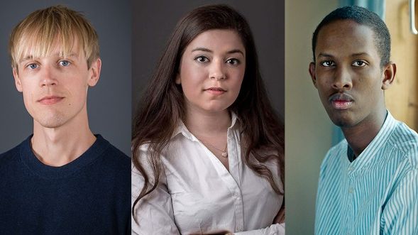 Arnfinn Midtbøen, Nancy Herz og  Abdirahman Hassan stiller i debatt om ytringsfrihet på Deichman Tøyen tirsdag kveld. 