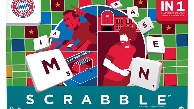 Die beliebten Spieleklassiker UNO™ und Scrabble™ werden zum ersten Mal im Design des FC Bayern München erstrahlen und bieten den extra Fußballkick auch abseits des Spielfeldes - ein Muss für jeden Fußball- und Spielefan.