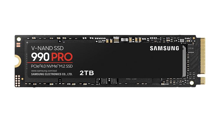 Nye 990 PRO SSD egner seg spesielt godt for tunge spill, kreativt arbeid og produksjonsoppgaver.