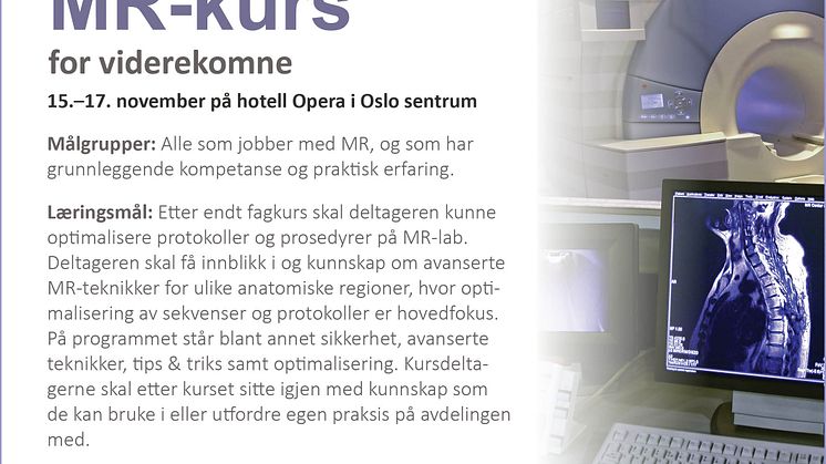 MR for viderekomne
