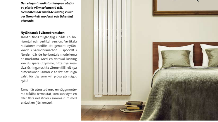TAMARI - Skönhet och styrka > Ny radiator