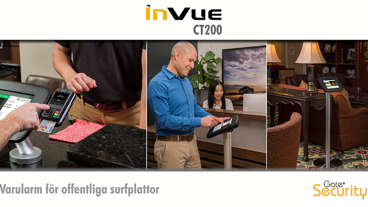InVue CT200: Stöldsäkra din offentliga surfplatta som informations- och betalningsstation