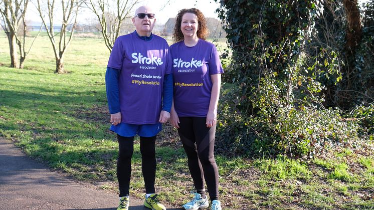 ​Whiteley father and daughter take on the Resolution Run for the Stroke Association