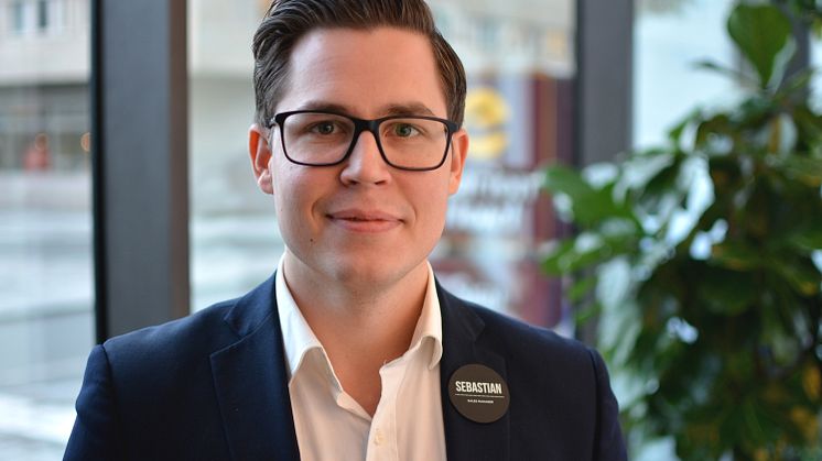 Sebastian Sundling, Sales Manager på Clarion Hotel Sign.