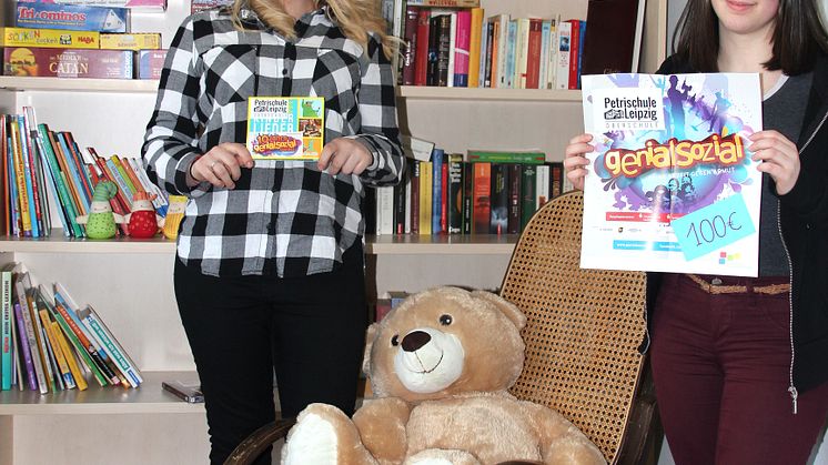 Hannah und Belana aus der Petri Schule im Bärenherz