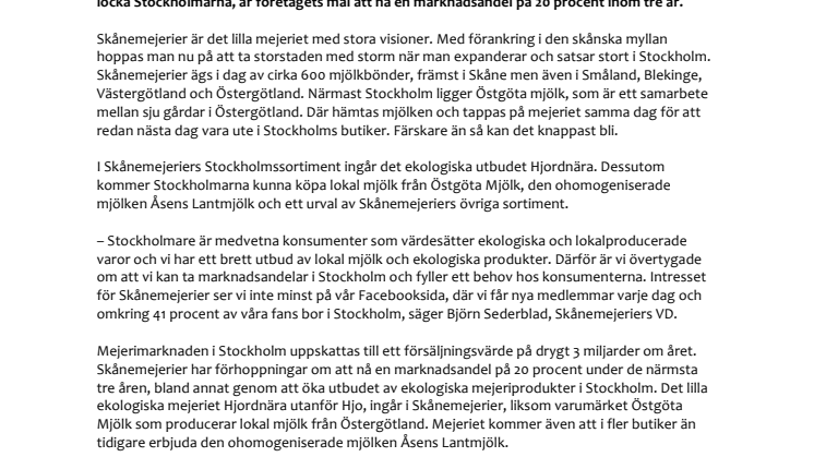 Nu kommer Skåne till Stockholm