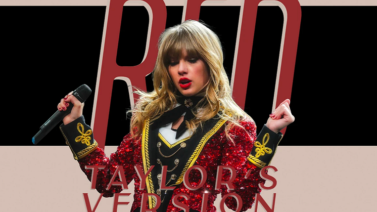 Screenshot of the official Taylor Swift website