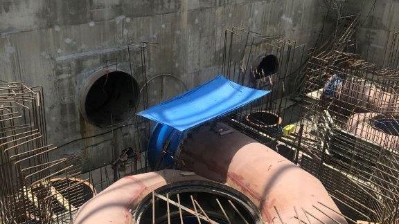 Picture of a hydro power plant built by Berkeley Energy, allowing renewable energy to a thousands of people.