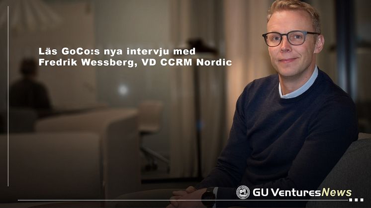Läs GoCo:s intervju med Fredrik Wessberg, VD CCRM Nordic