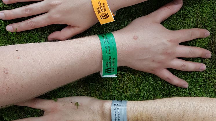 West Midlands Railway and London Northwestern Railway brand colours will be on display at this year's Fillongley Show, with orange, purple, green and grey wrist bands being issued to visitors on arrival. 