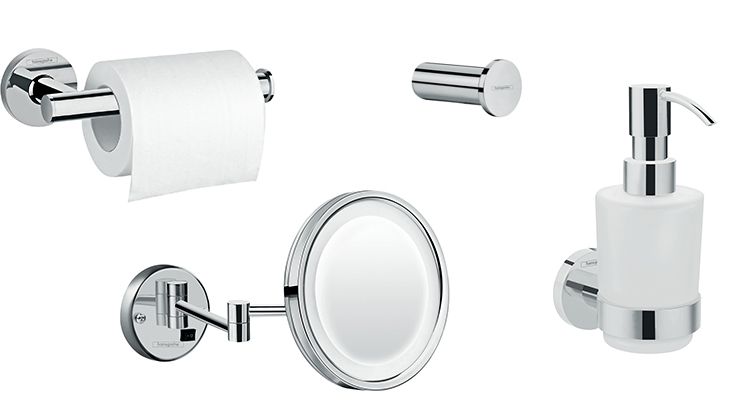 hansgrohe Logis Universal er et komplet sortiment af badeværelsestilbehør til en attraktiv pris.