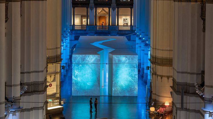 Utställningen Arktis - medan isen smälter. Foto: Hendrik Zeitler/ Nordiska museet