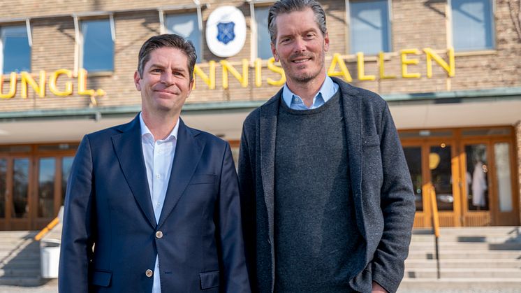 Jamie Perry, vd Stockholm Open Media & Marketing AB, Thomas Enqvist, Tournament Director Stockholm Open 2022