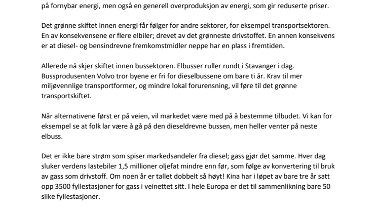 ​​Det grønneste drivstoffet