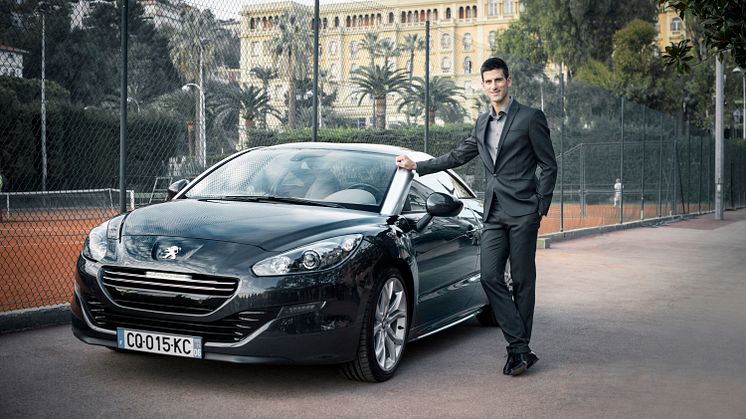 Novak Djokovic ny ambassadör för Peugeot