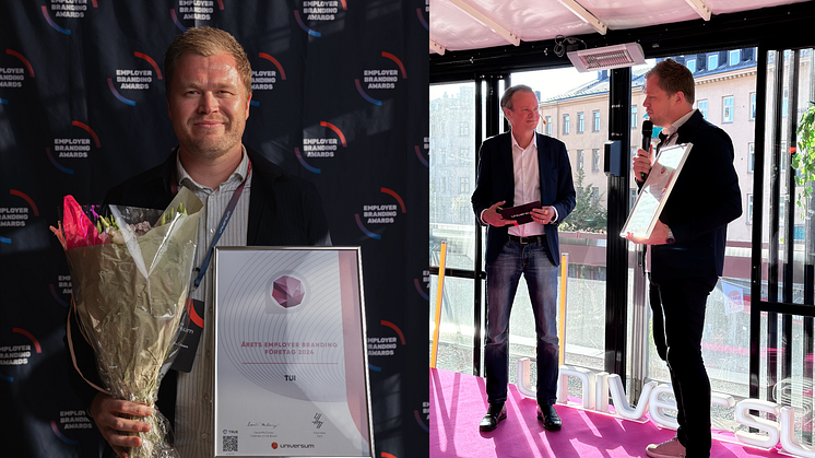 – Att vinna Årets Employer Branding-företag uttrycker verkligen det fantastiska arbete som teamen på TUI har gjort, säger Marc Göranson-Svare, HR-chef på TUI i Norden.