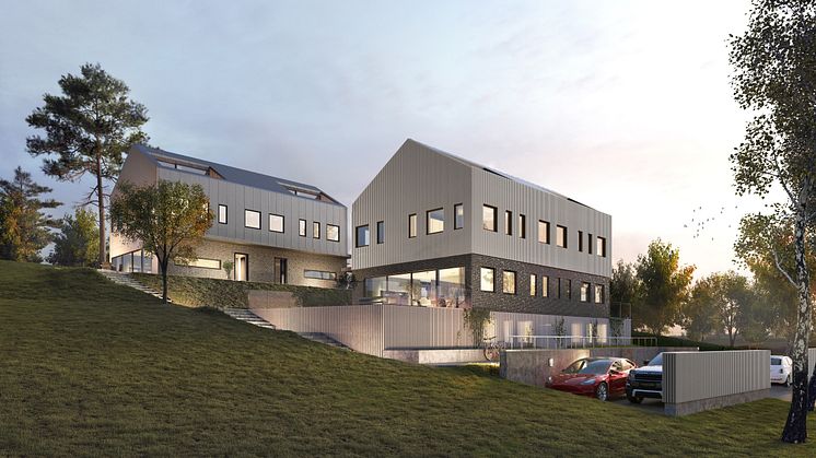 Stureby Stadsvillor ritade av Liljewall arkitekter