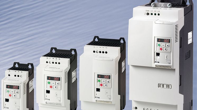 Eaton PowerXL DC1 frekvensomformare: Maximal flexibilitet, nu upp till 22 kW