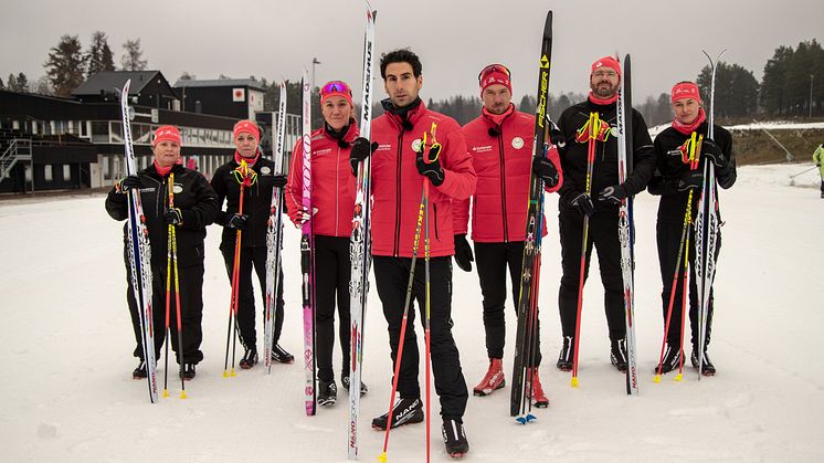 #MinKlassiker blir tv-serie i höst. Våra modiga deltagare med sina mentorer Annie Thorén och Johan Olsson och berättare Stephan Wilson FOTO: Jeff Yingling