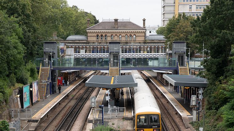 Solar power: Denmark Hill station - more pictures to download below