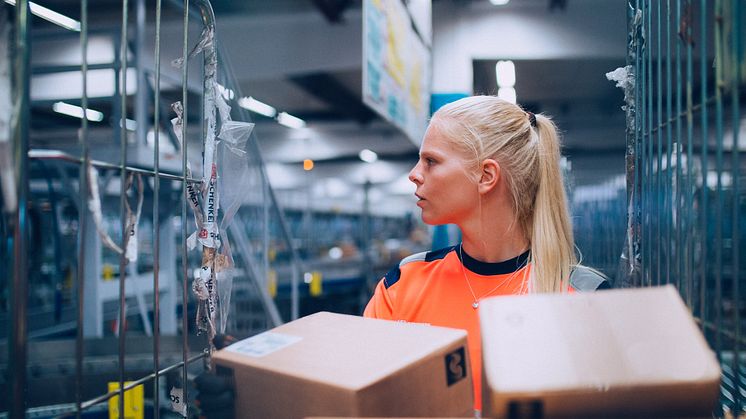 Terminalarbetare på DB Schenker