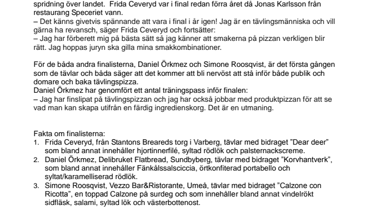 Hård träning inför Pizza-SM