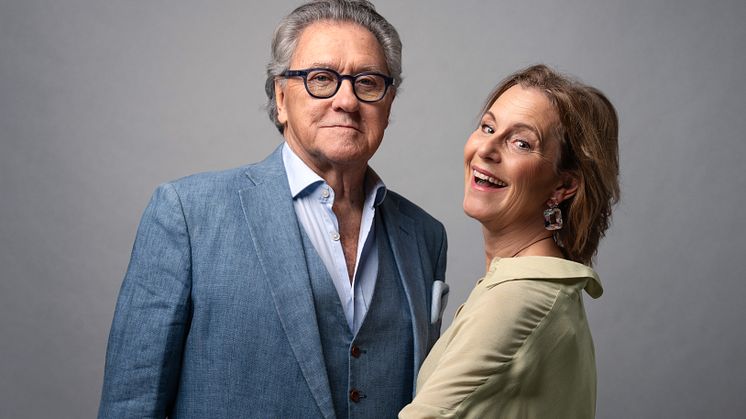 Tommy Körberg och Helen Sjöholm, fotade av Nicola Stankovic