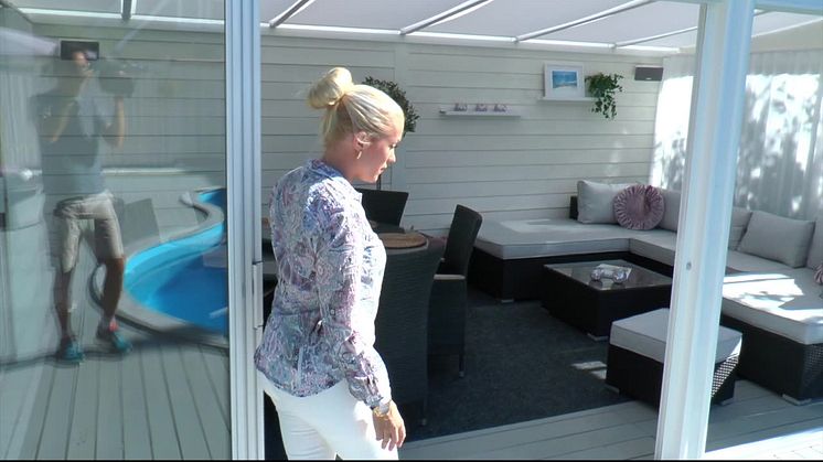 "Hemma-hos-reportage" fristående uterum