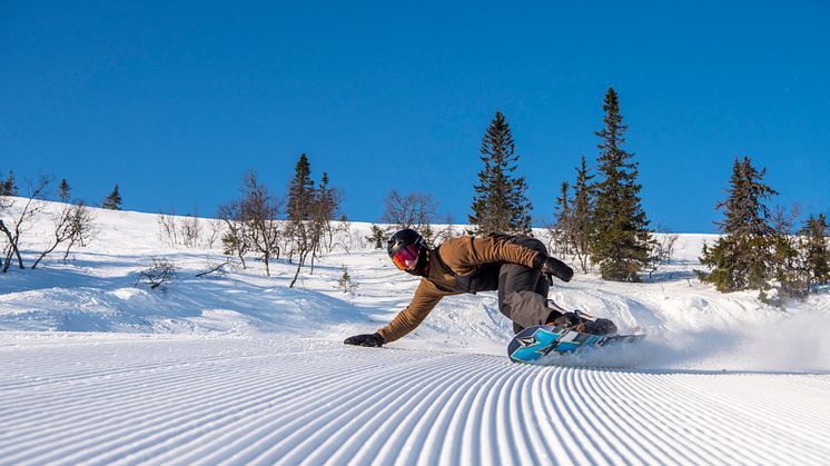 Stöten i Sälen - Action snowboard Granen