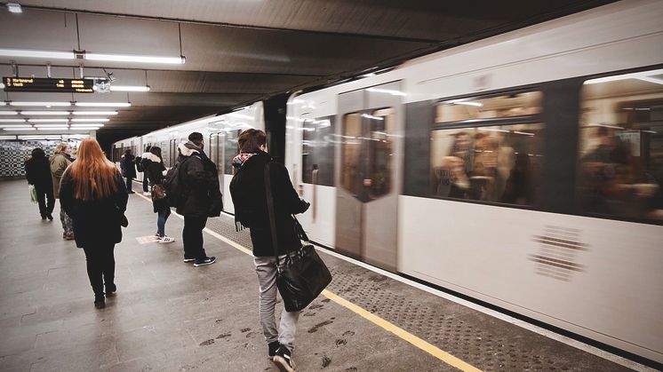 HELT NYTT SYSTEM: Sporveien skal innføre et helt nytt signalsystem med CBTC-teknologi for T-banen. Systemet skal blant annet gi høyere kapasitet og bedre styring av trafikken i hele T-banenettet. 