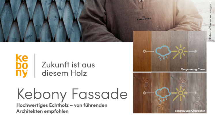 Übersicht Kebony Produkte Fassade 2020