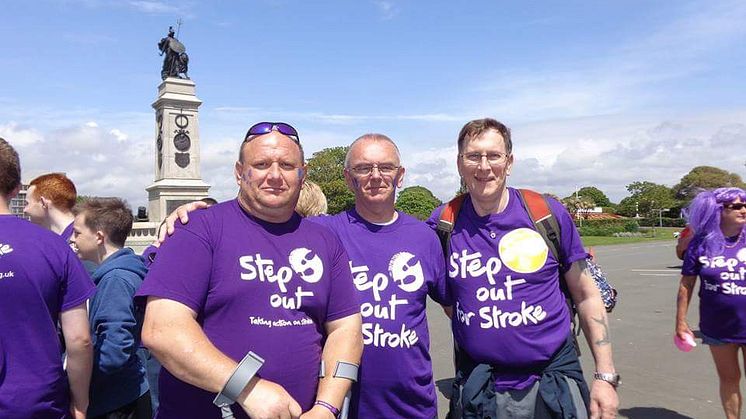 Local Stroke survivor Richard encourages everyone to join him and Step Out for stroke