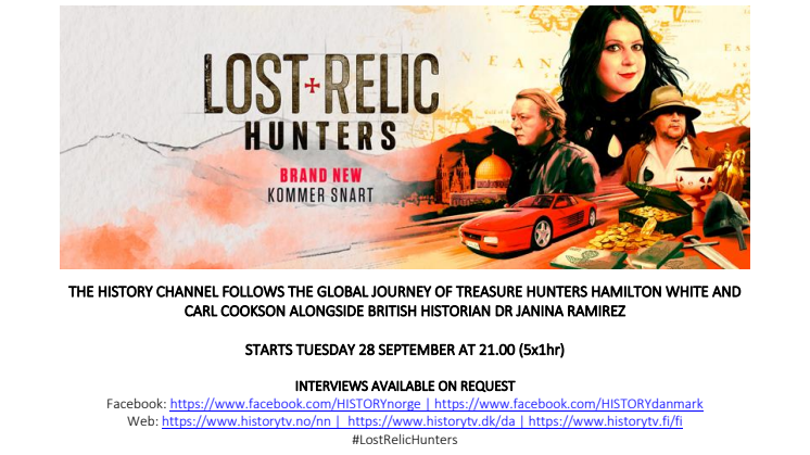 LOST RELIC HUNTERS RETURN TO THE HISTORY CHANNEL_Pan Euro_PRESSMEDDELANDE.pdf